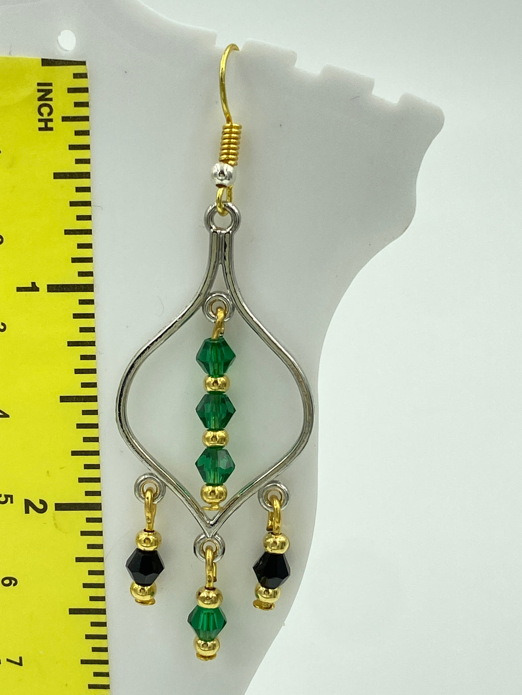 Hook Earrings Elegant Rhinestones Chandelier
