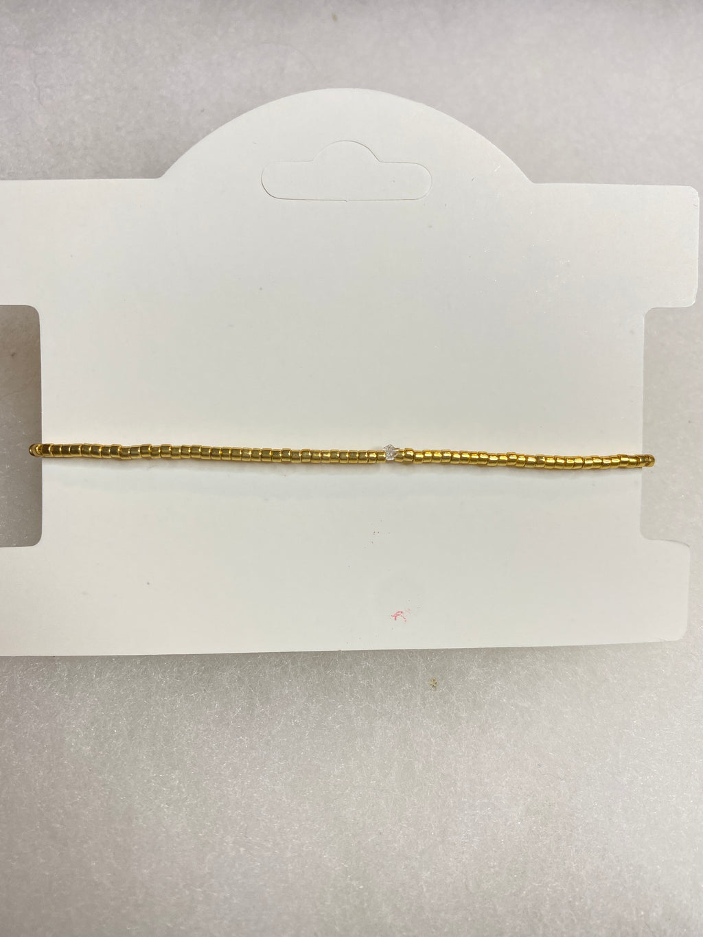 Dainty Gold Bead Bracelet for stacking