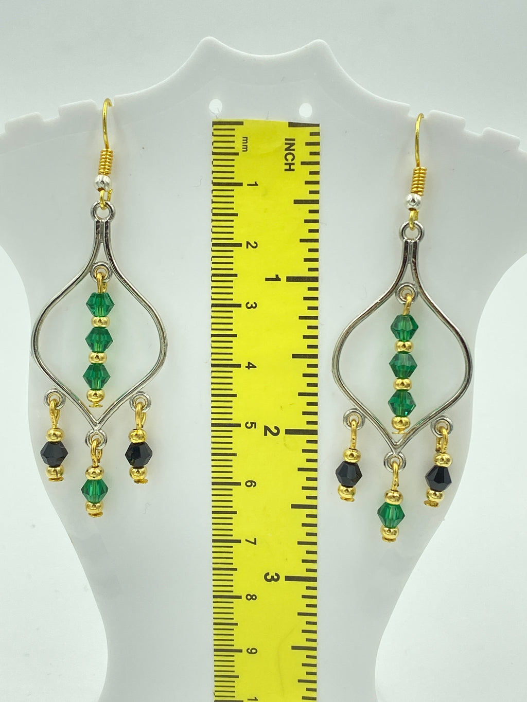 Hook Earrings Elegant Rhinestones Chandelier