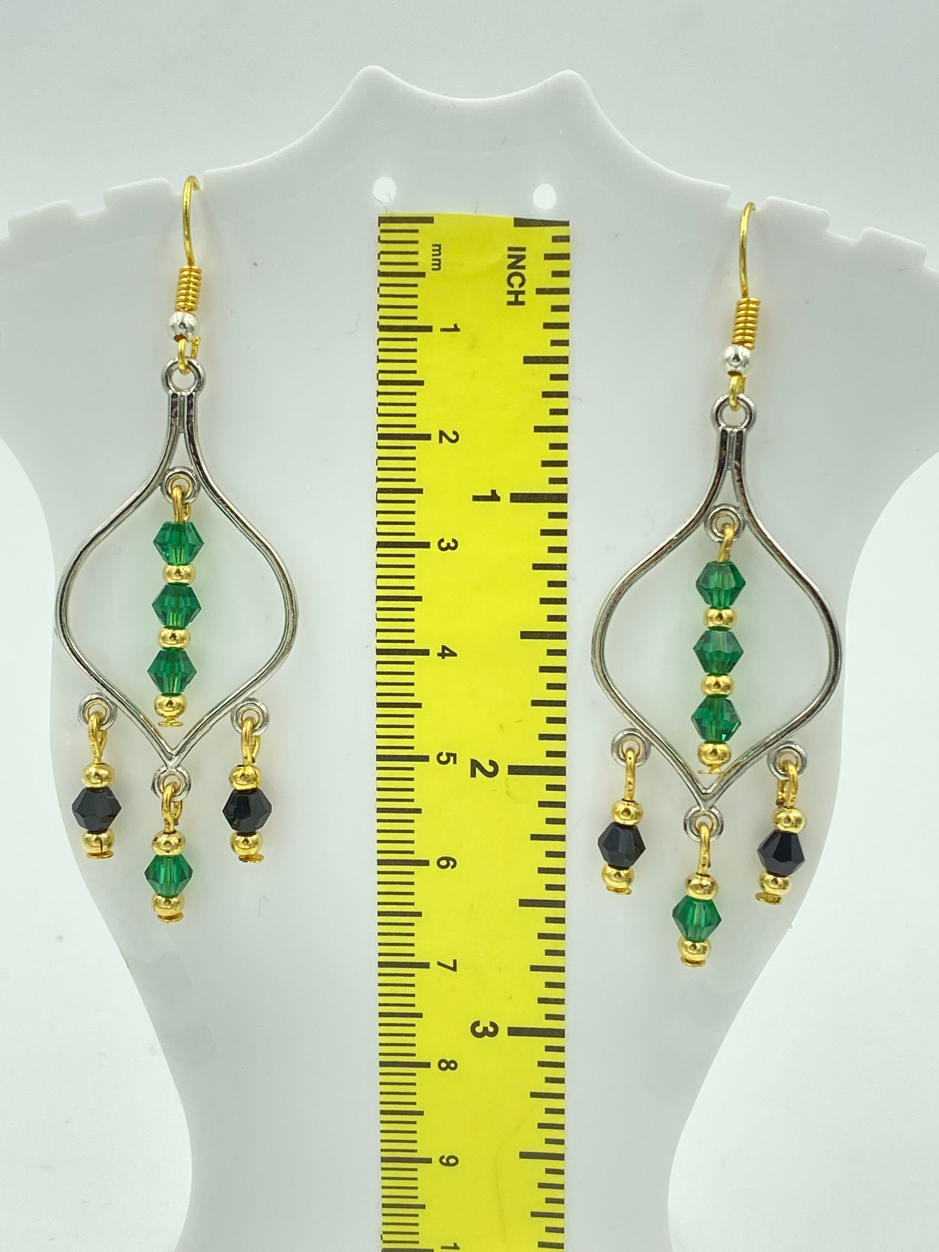 Hook Earrings Elegant Rhinestones Chandelier