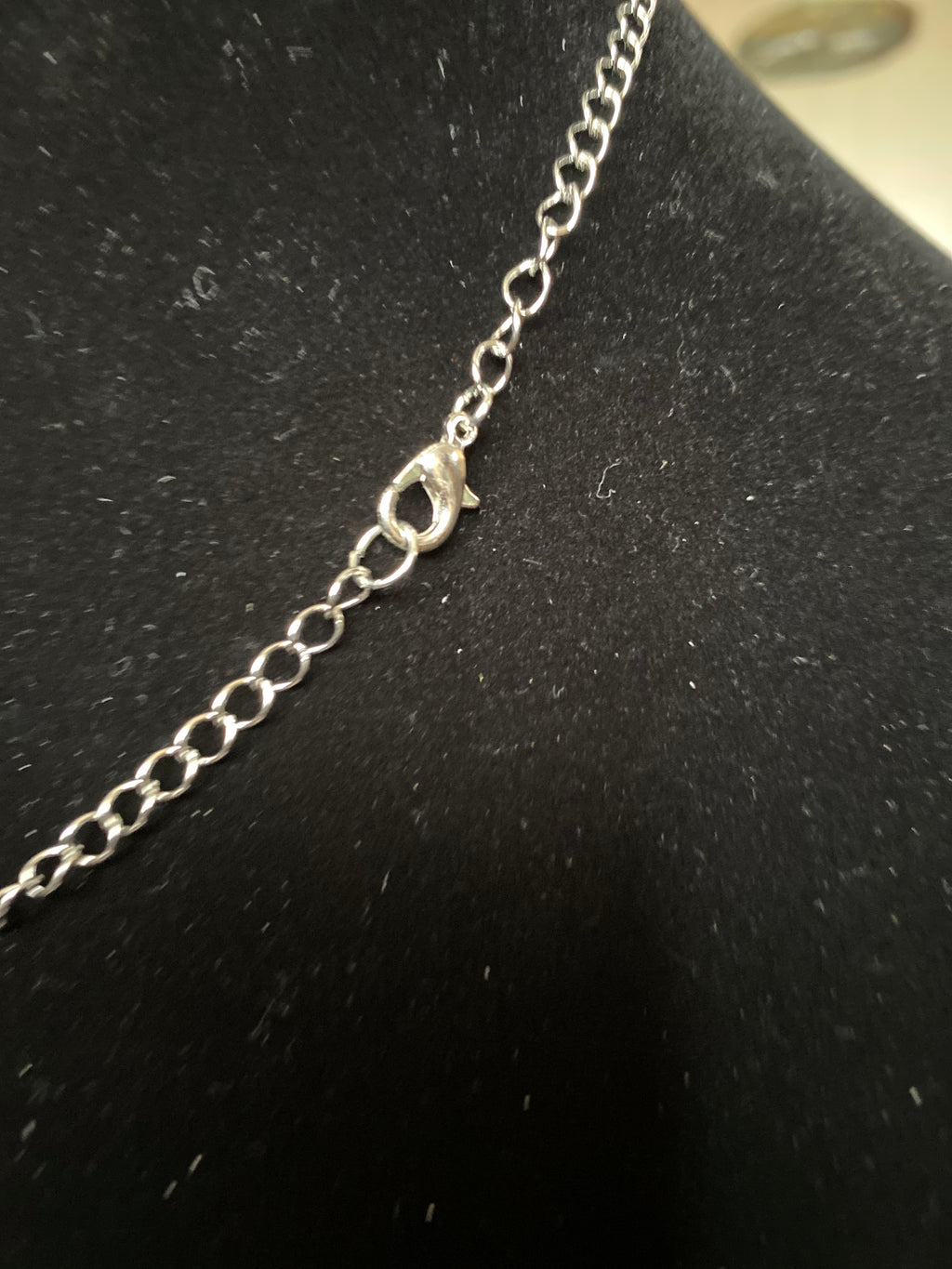 Dream Catcher pendant silver tone necklace