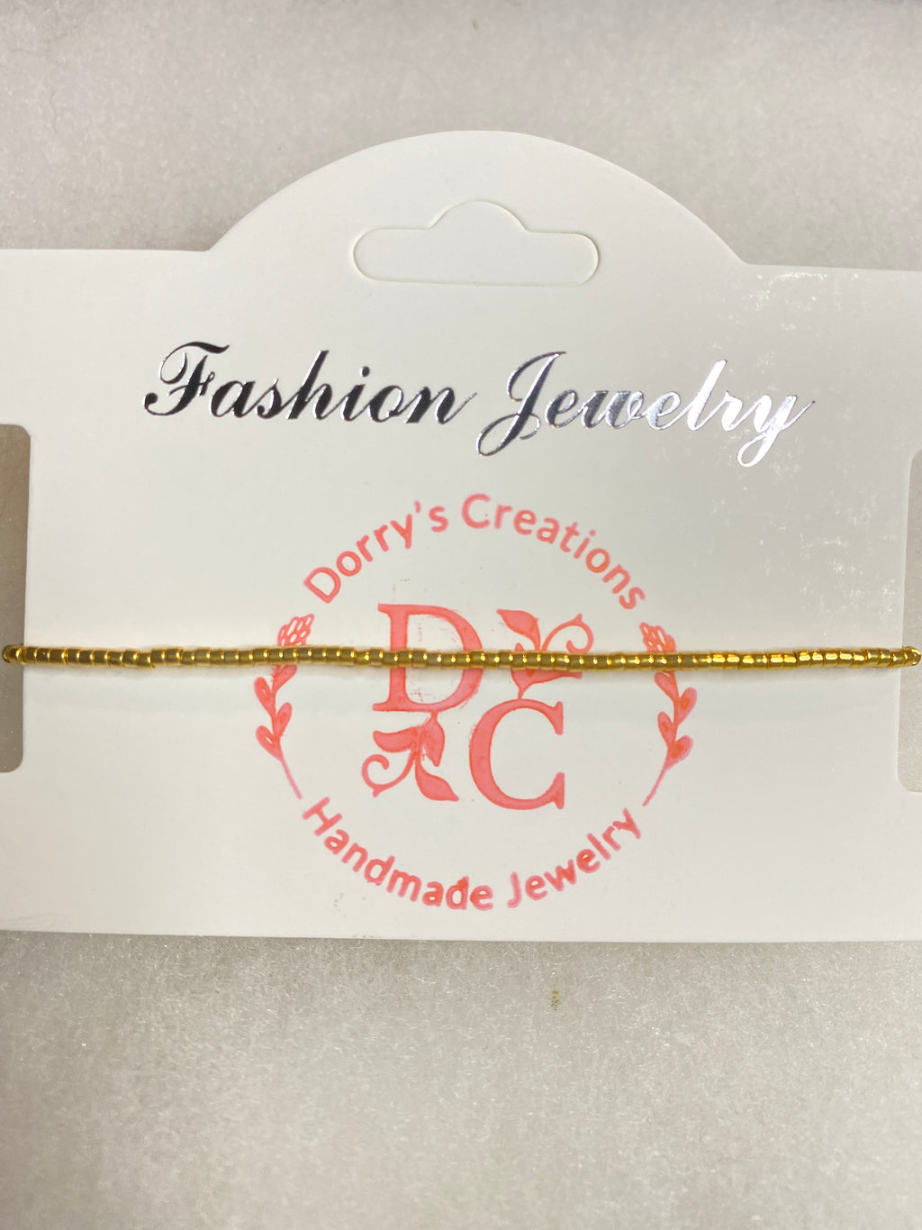 Dainty Gold Bead Bracelet for stacking