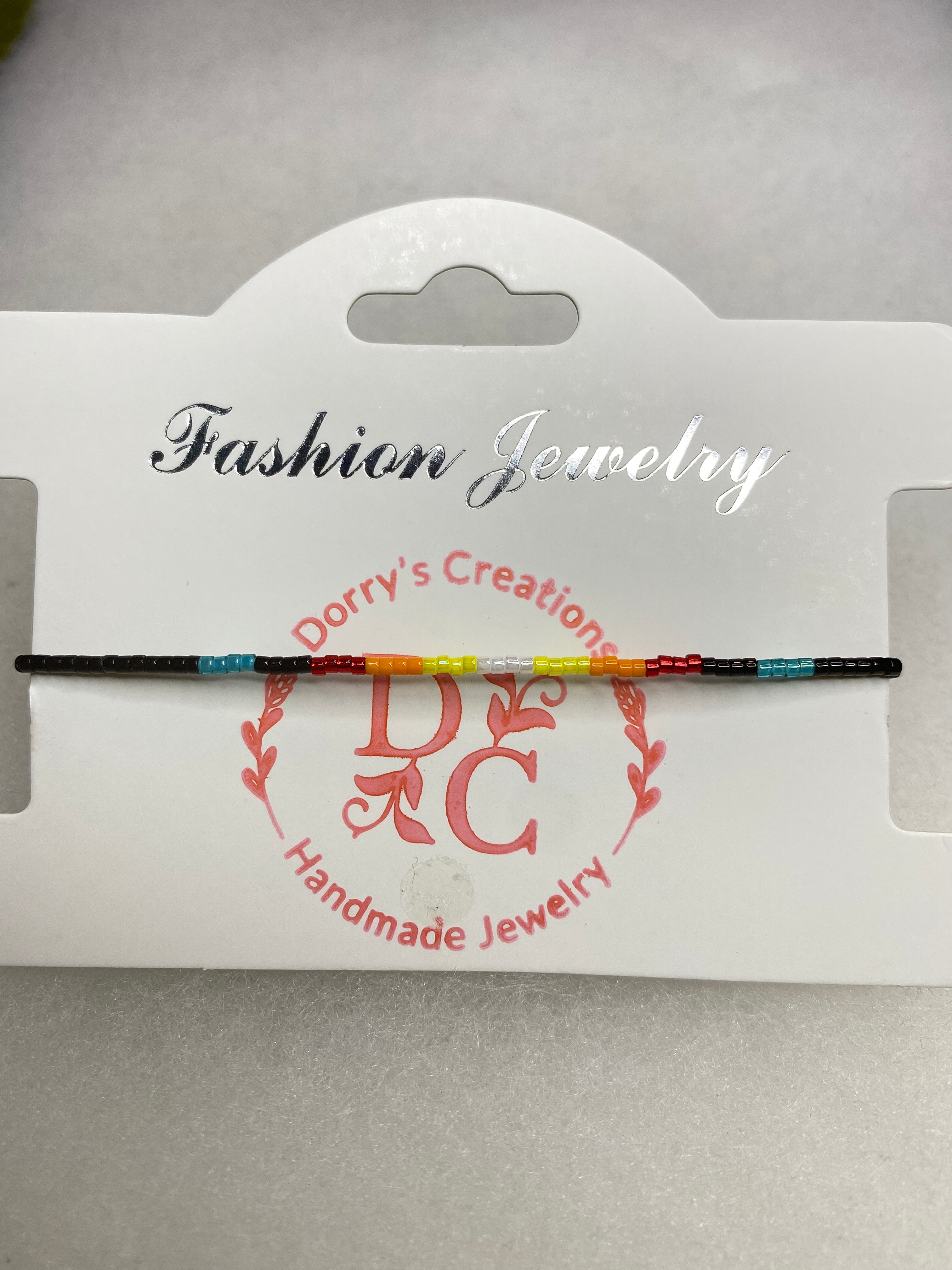 Dainty Bead Bracelet for stacking Multi Color