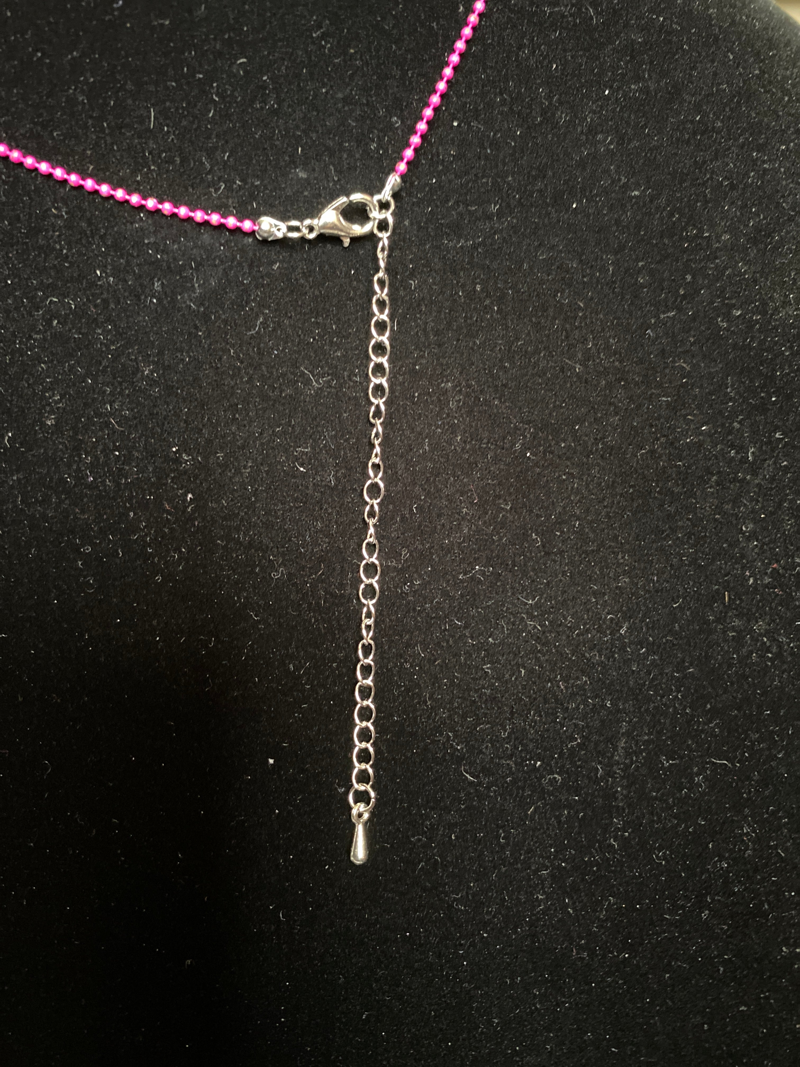 Red Rose Chain Necklace